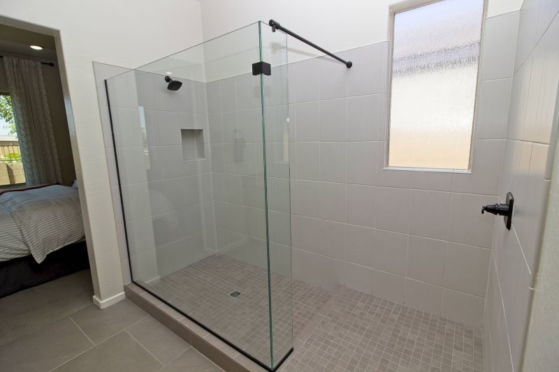 Open Shower with No Threshold